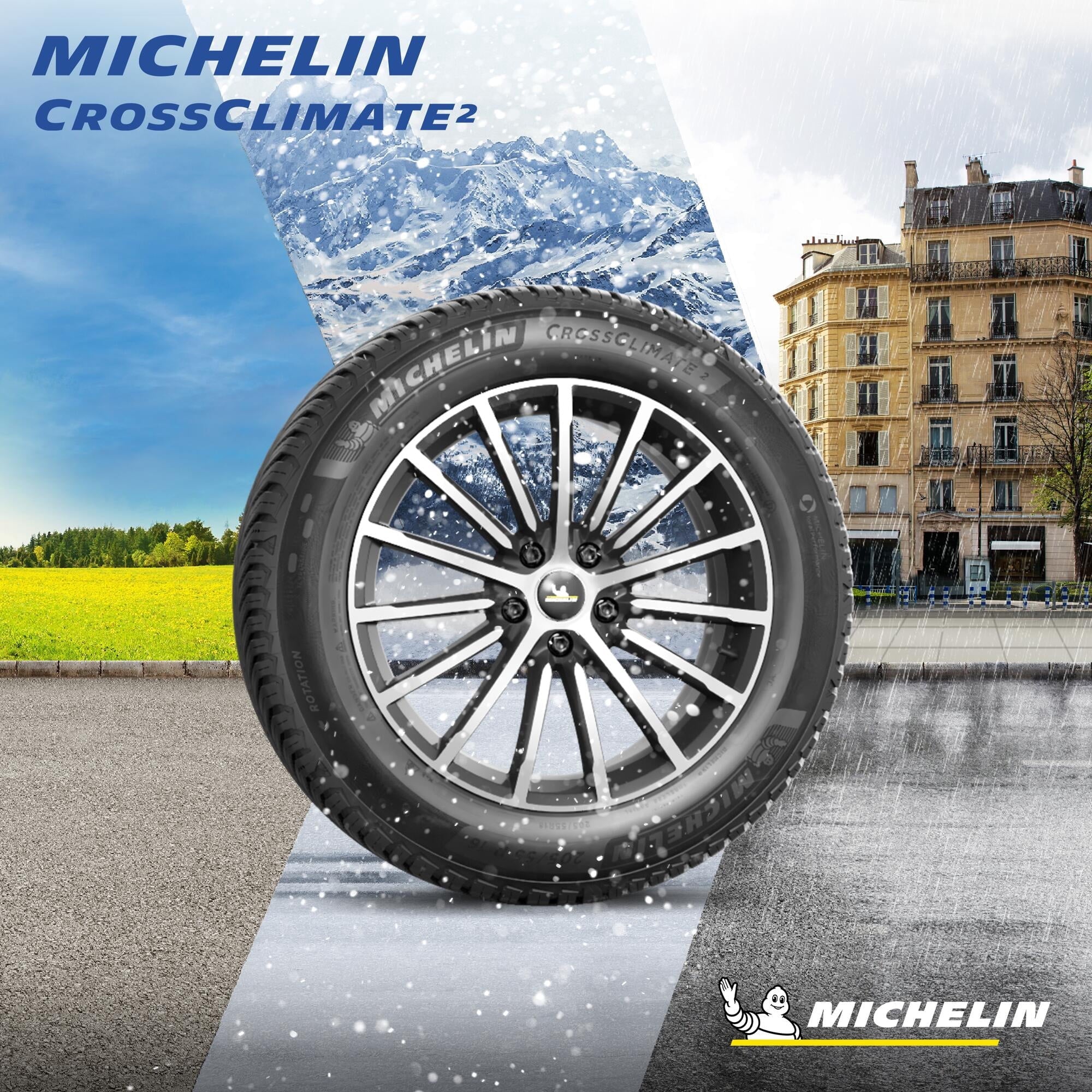 Michelin CrossClimate2 All-Season 245/50R20/XL 105V Tire