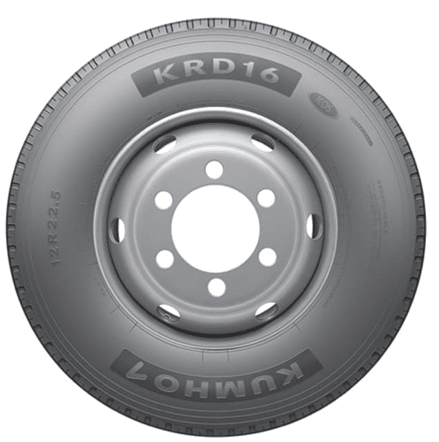 Kumho KRD16 11R22.5 G/16PR Drive Tire | Superior All-Weather Traction, High Mileage & Fuel Efficiency for Commercial Fleets