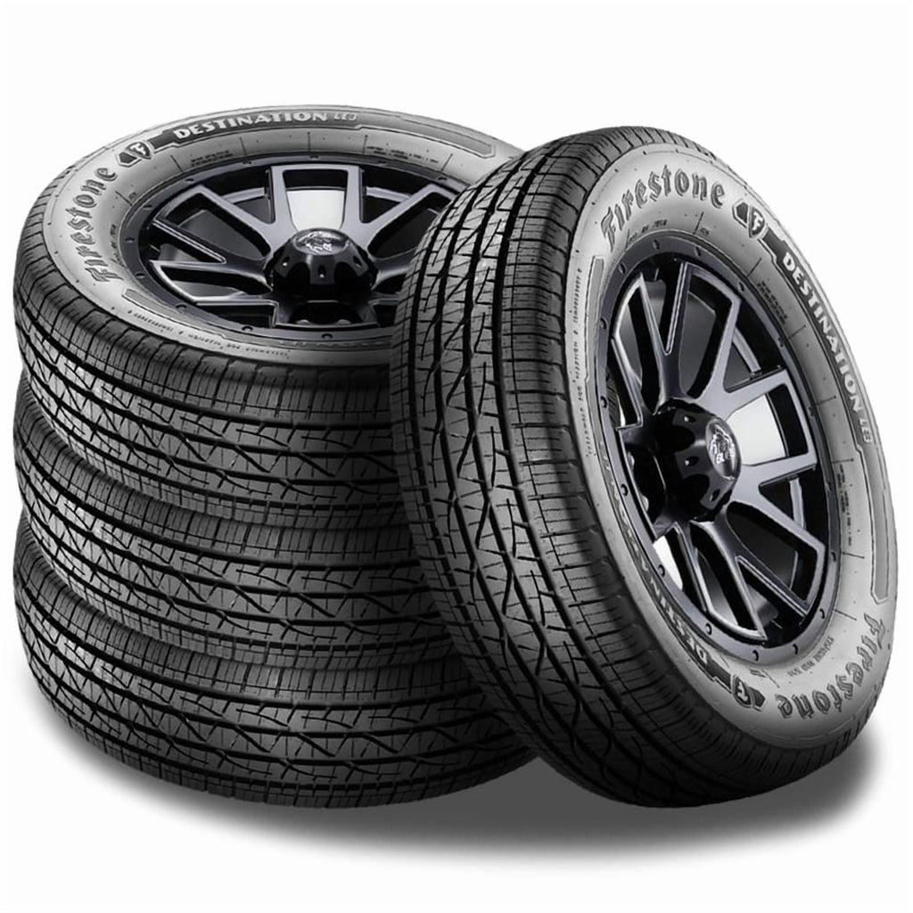 4 Firestone Destination LE3 255/65R18 111H All Season Tires 70K Mileage Warranty FS005386 / 255/65/18 / 2556518