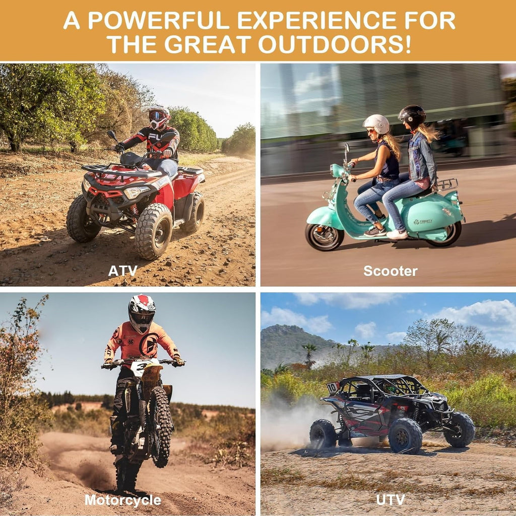 Anlibatt YTX14-BS Motorcycle Battery 12V 12Ah 200CCA Rechargeable Sealed Batteries Powersport Replacement for ATV, Scooter, Jet ski, Dirt Bike
