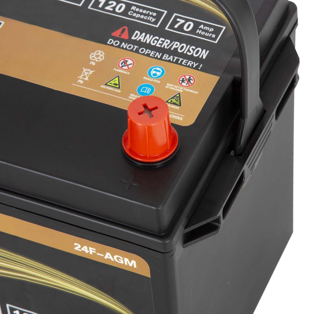 Anlibatt Car AGM Battery Group Size 48 H6 Start Stop Battery 12V 70Ah 760CCA Maintenance Free Rechargeable