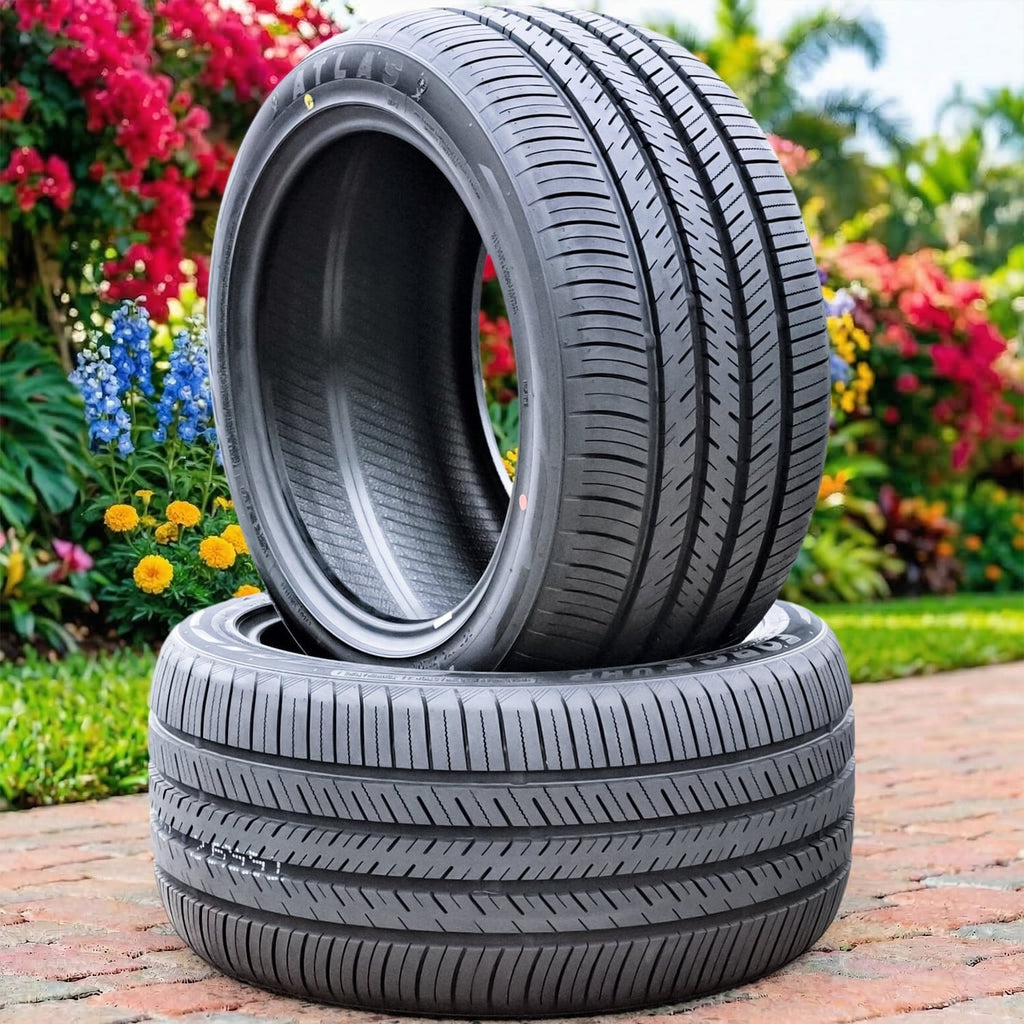 Set of 4 (FOUR) Atlas Force UHP A/S 225/45R19 96Y XL High Performance All Season Tires Fits: 2014-17 Mazda 6 Grand Touring, 2011-13 INFINITI G37 IPL